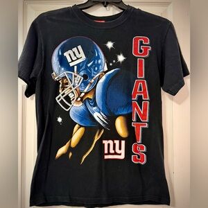 NFL Giants Black Short Sleeve Tee